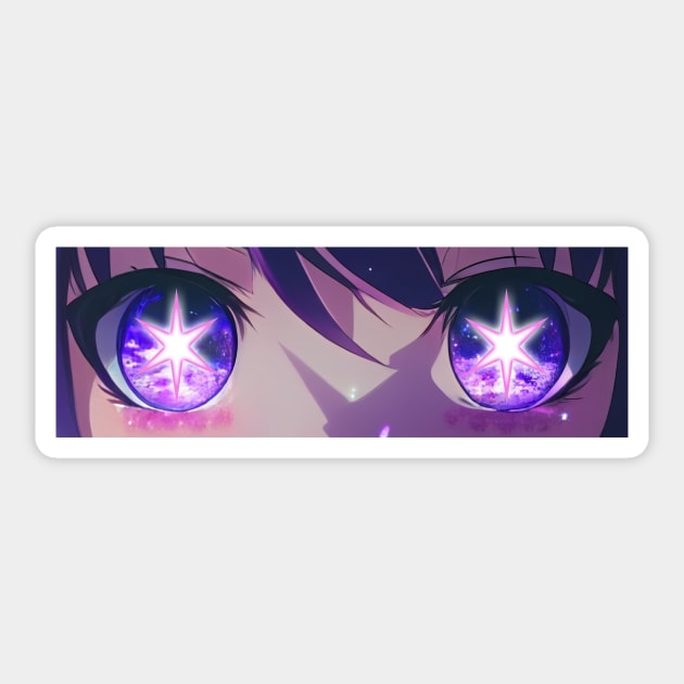 Ai Oshi No Ko Eyes Sticker by MeowtakuShop